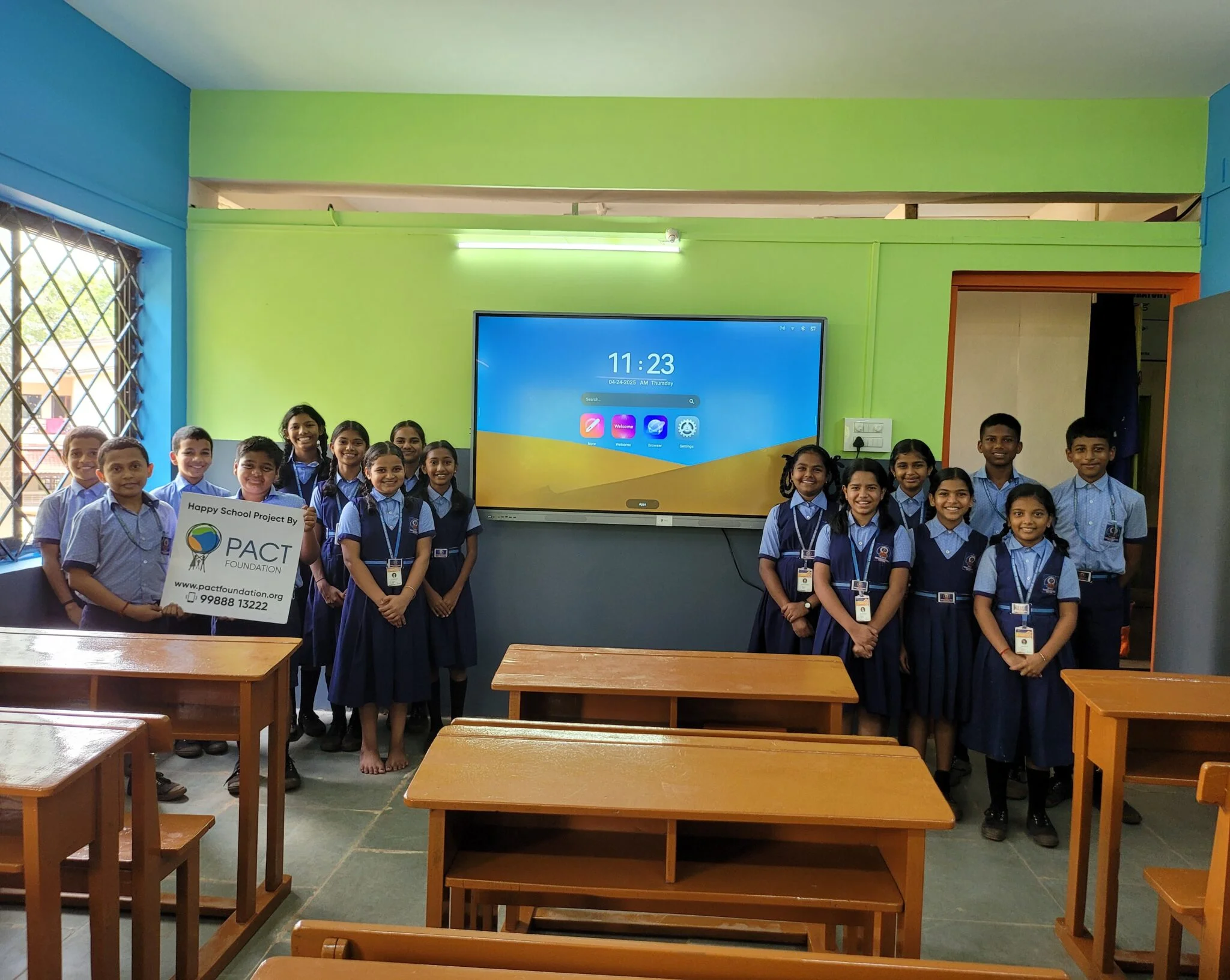 PACT Foundation Launches ‘Happy School Project’ at Vivekanand Dnyan Mandir High School, Keri, Sattari