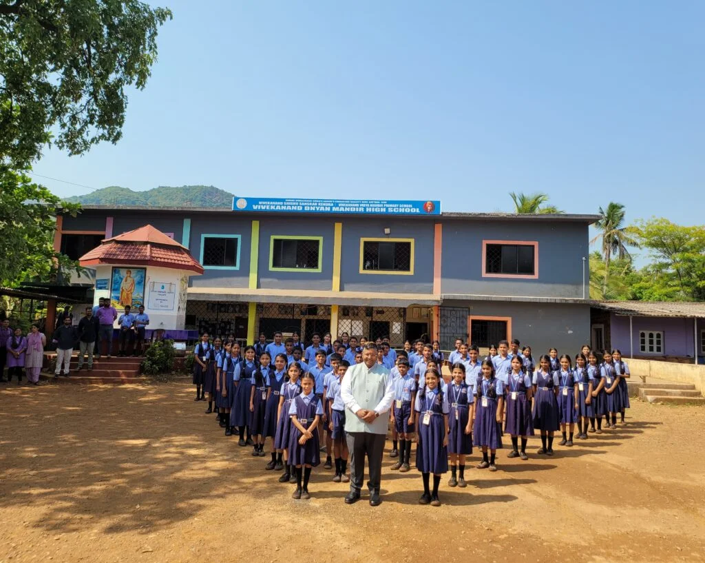 Students using new facilities