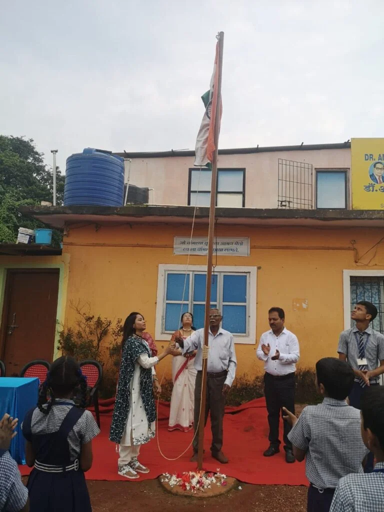 Flag hoisting ceremony