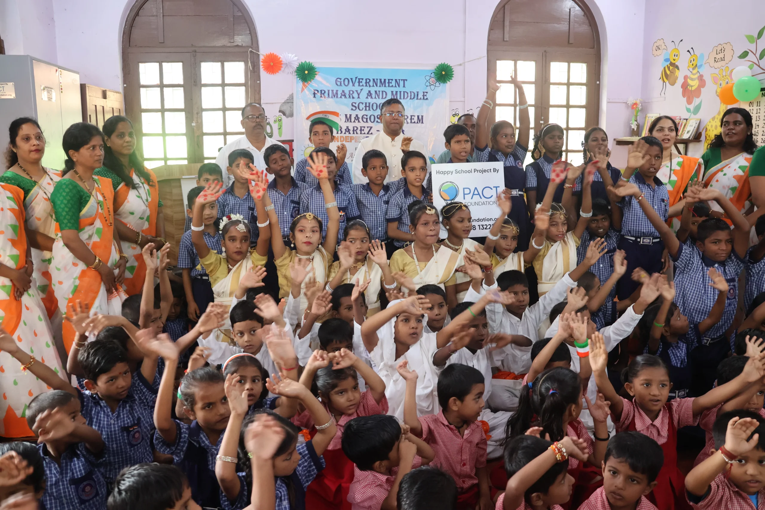 PACT Foundation Independence Day celebration at Government Primary and Middle School