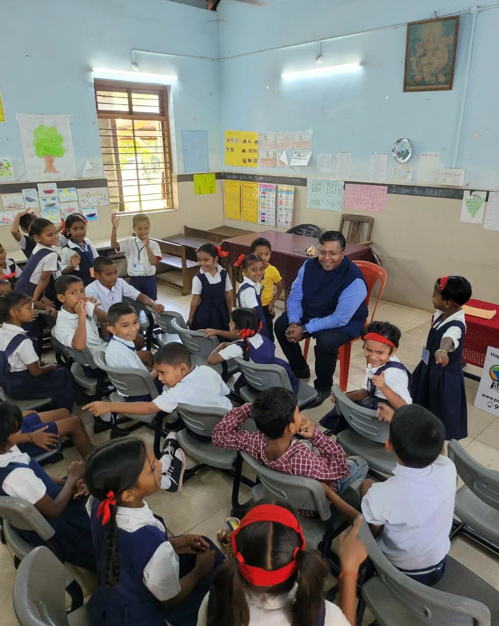 Students in a classroom with PACT Foundation