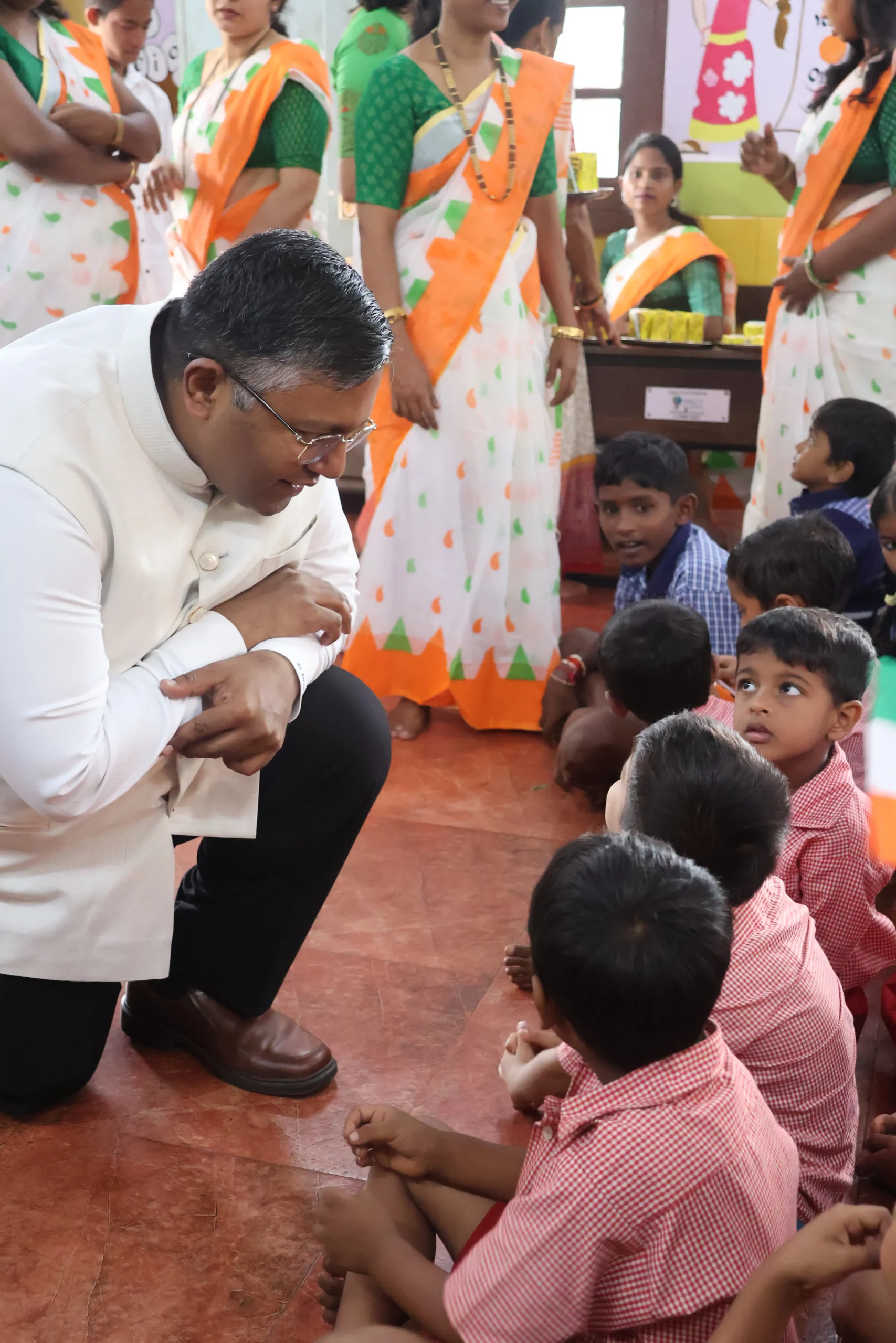 PACT Foundation leadership with students
